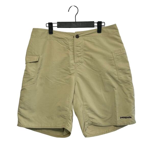 Patagonia Other - Patagonia Cargo Shorts Men's Sz M Khaki Beige Outdoor Gorpcore Hiking Grunge